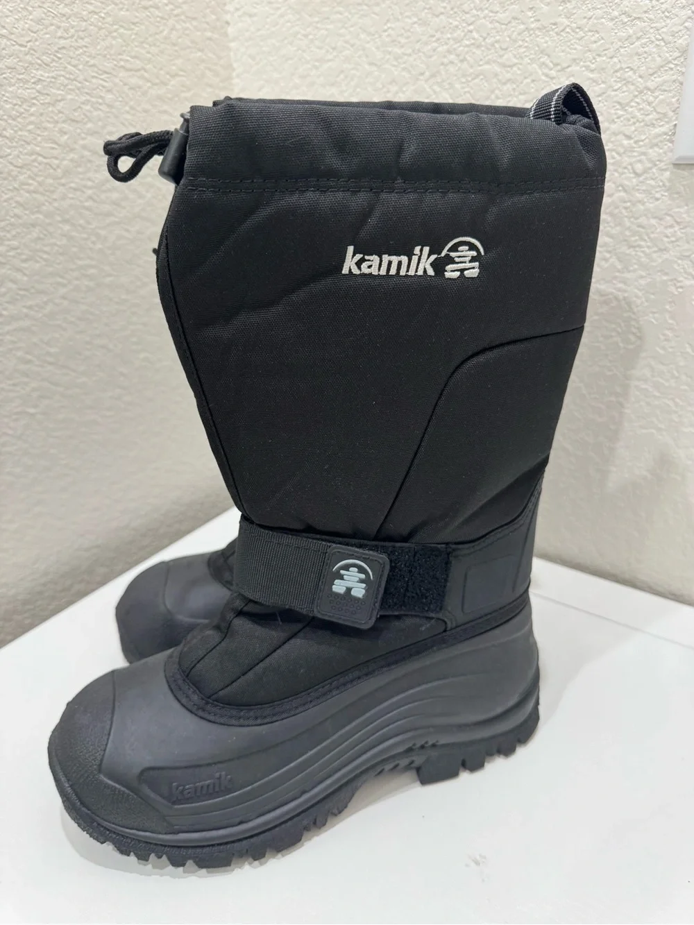 Kamik Men's GreenBay 4 Waterproof Insulated Winter Snow Black Boots Size 7